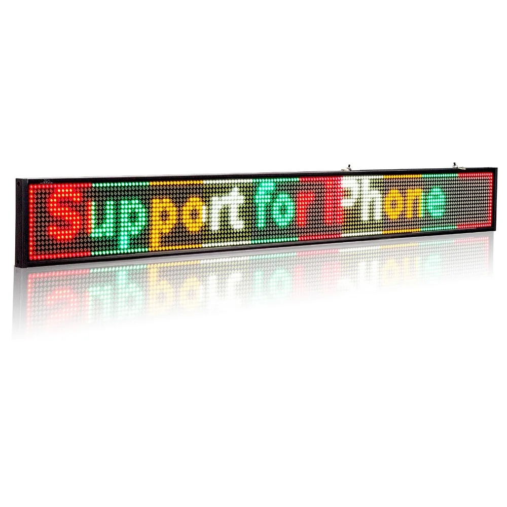 P5 16*160 SMD LED Signs 32" x 3.7" - Storefront Message Board, Programmable Scrolling Display -Perfect solution for advertising