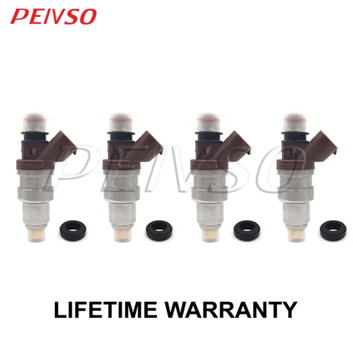 

PEIVSO 4x 23250-75050 23209-79095 Fuel Injector For TOYOTA NA EU 4RUNNER 95~00 HIACE S.B.V 98~01 DYNA 97 TACOMA 95~00 2.7L 3RZFE