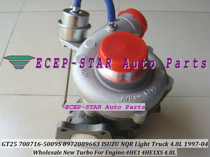 GT25 700716 700716-0001 700716-0004 700716-0005 8971894520 Turbo For ISUZU NPR NQR NKR light Truck 1997-04 4HE1 TC 4HE1XS 4.8L