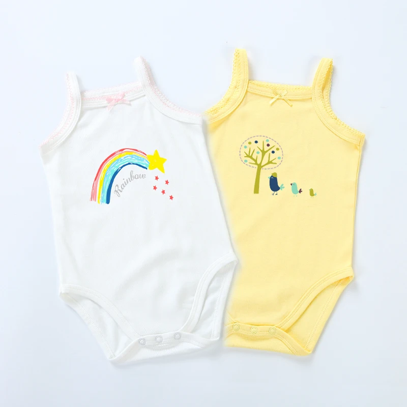 

Baby bodysuit 2pcs pack jumpsuit children bodysuit kids clothes baby boys and girls clothes baby vest overalls children clothing