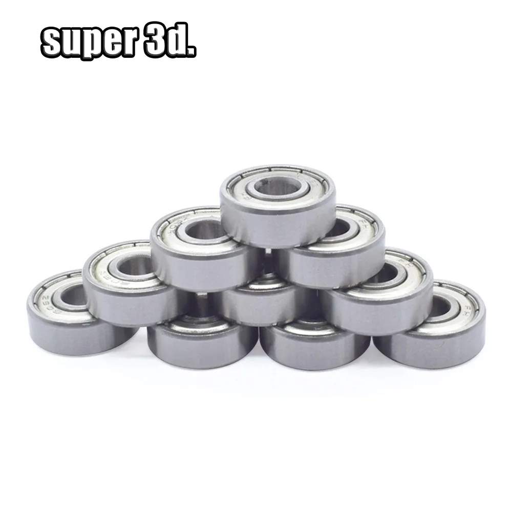 

5Pcs Wheels 3D Printer Miniature Bearings 603ZZ 608ZZ 623ZZ/624ZZ 625ZZ 685ZZ 688ZZ Wheel Multiple Deep Groove Ball Bearing