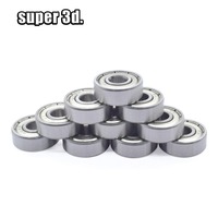 5Pcs Wheels 3D Printer Miniature Bearings 603ZZ 608ZZ 623ZZ/624ZZ 625ZZ 685ZZ 688ZZ  Wheel Multiple Deep Groove Ball Bearing