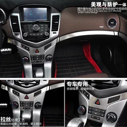 Stainless steel Internal Gloves Glove box cover stickers modified accessories case for chevy Cruze seden hatchback