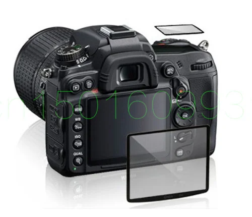 Professional LCD Optical Glass Screen Protectors Cover for Nikon D90 D80 D40 D60 D5000 D7000 D3 D3X DSLR Camera