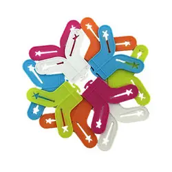 20PCS/LOT  Colorful Sock Shaped Socks Holders Pack of Organizers Sorters Clips Laundry