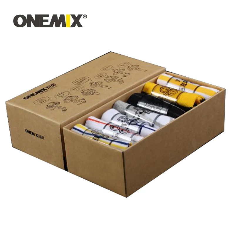 

ONEMIX Comfortable Casual Men Women Cotton Socks Simple Striped Outdoor Sport Training Week Socks 7 Pair On Random Free Shipping