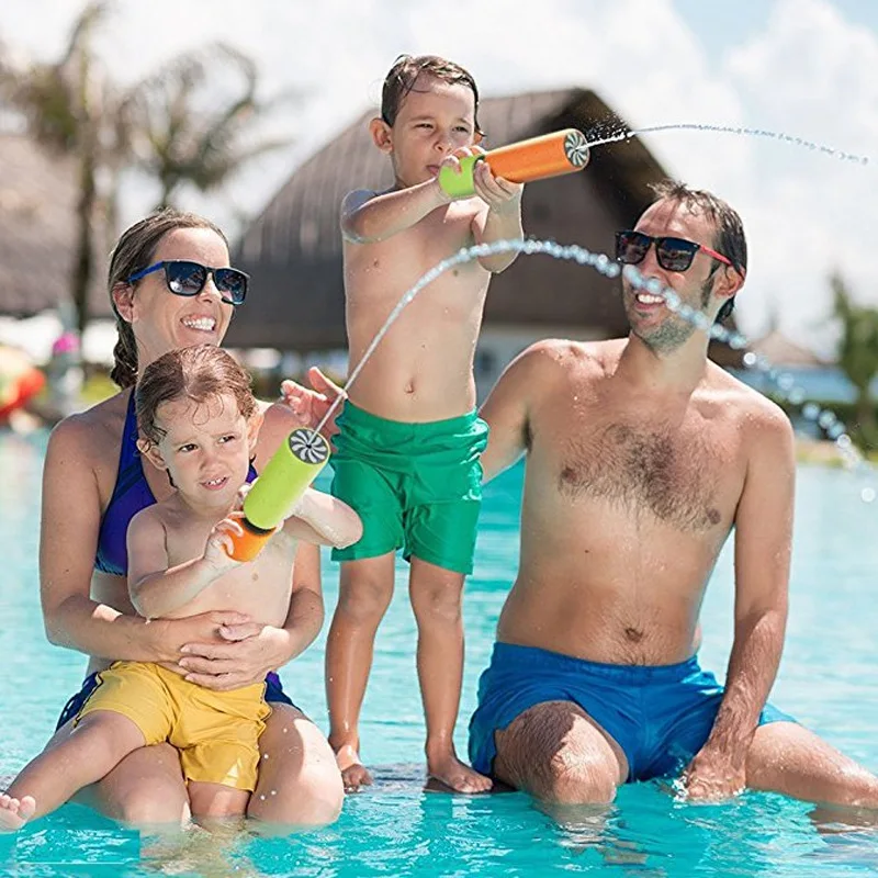 Schiuma di Acqua Pistole Pistola Shooter Super Cannone Giocattoli Per I Bambini dei Capretti Spiaggia Stanza Da Bagno Del Bambino giocattoli Da Bagno