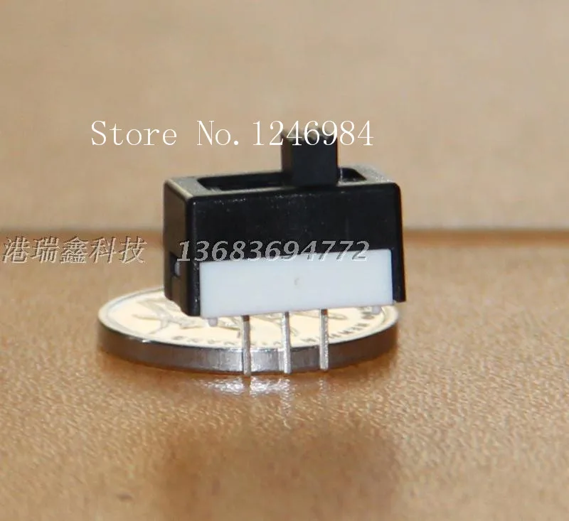 

[SA]H251A single tripod two tranches of 2.54 pin toggle switch slide switch 6MS1 promote Taiwan Deli Wei--50pcs/lot