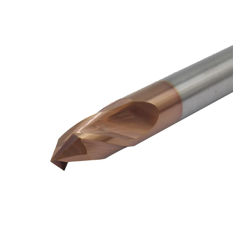 1pcs Carbide Spotting Drill Bit 8mm 10mm 12mmTitanium Coated Round Handle Straight Shank Twist Drill Bit for Metalwork