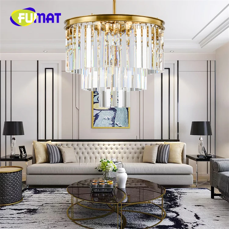 

FUMAT American Country Chandelier Postmodern Hotel Duplex Floor Living Room Dining Room Bedroom Copper Creative