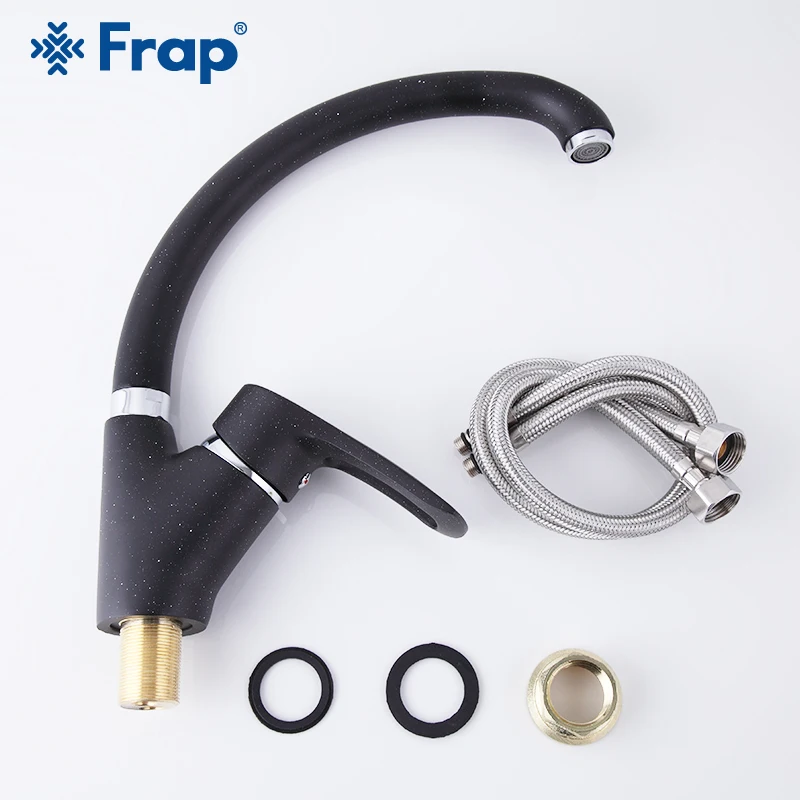 Frap Modern Multicolor Spray painting Kitchen Faucet Cold and Hot Water Mixer Tap Single Handle 360 Rotation F4166-7/8/9/10