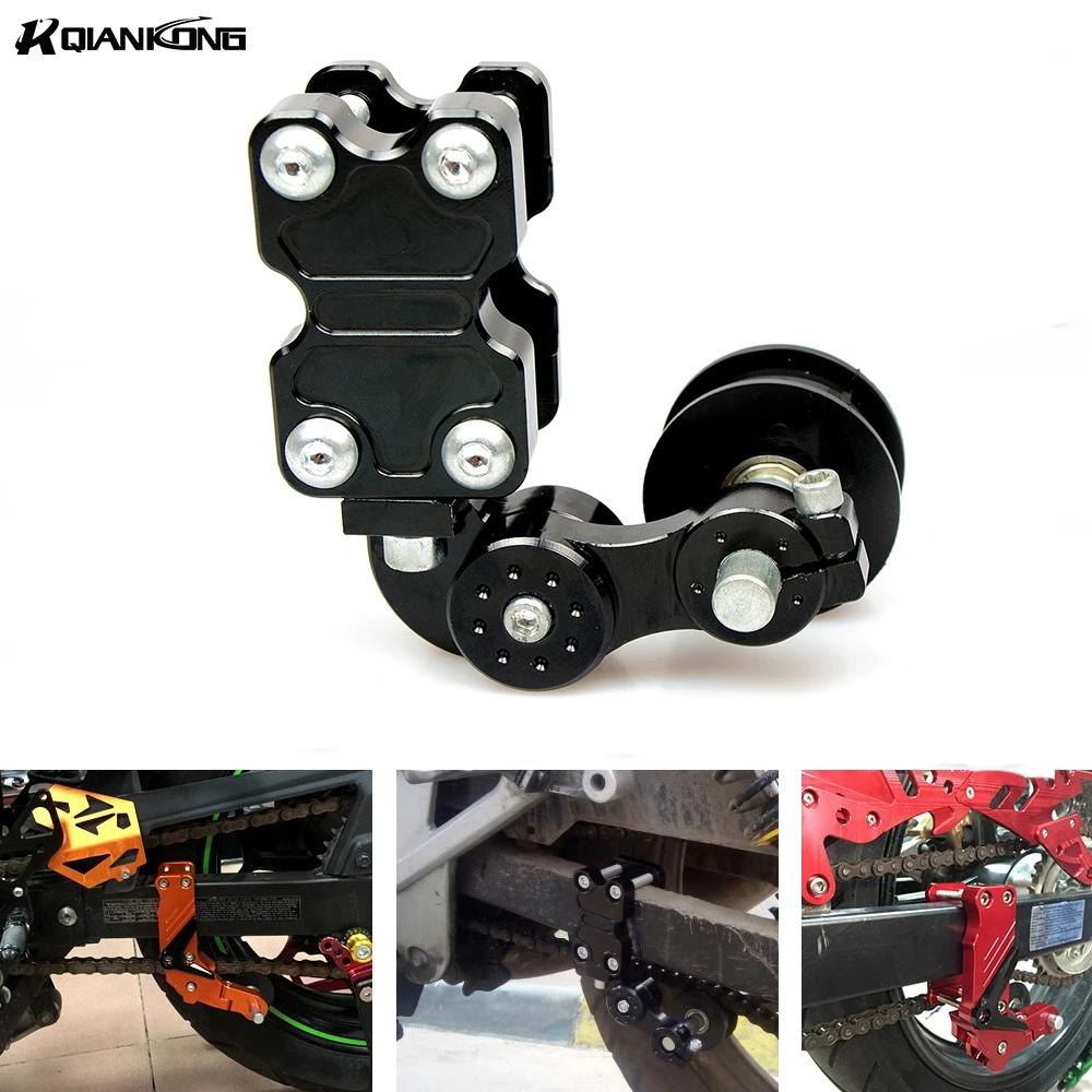 

Motorcycle Chain Tensioner Chain adjuster Bolt on Roller Adjust For KAWASAKI Ninja ZX6R ZX7R ZX9R ZX10R ZX12R ZX14R Z1000 ZZR600