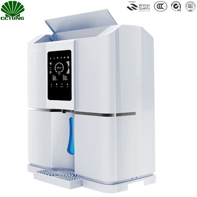 Home 20L/D Pure Atmospheric Air to Water Treatment Dispenser Generator with Intelligent RO Filter  NFC Code-Scanning Match Tech