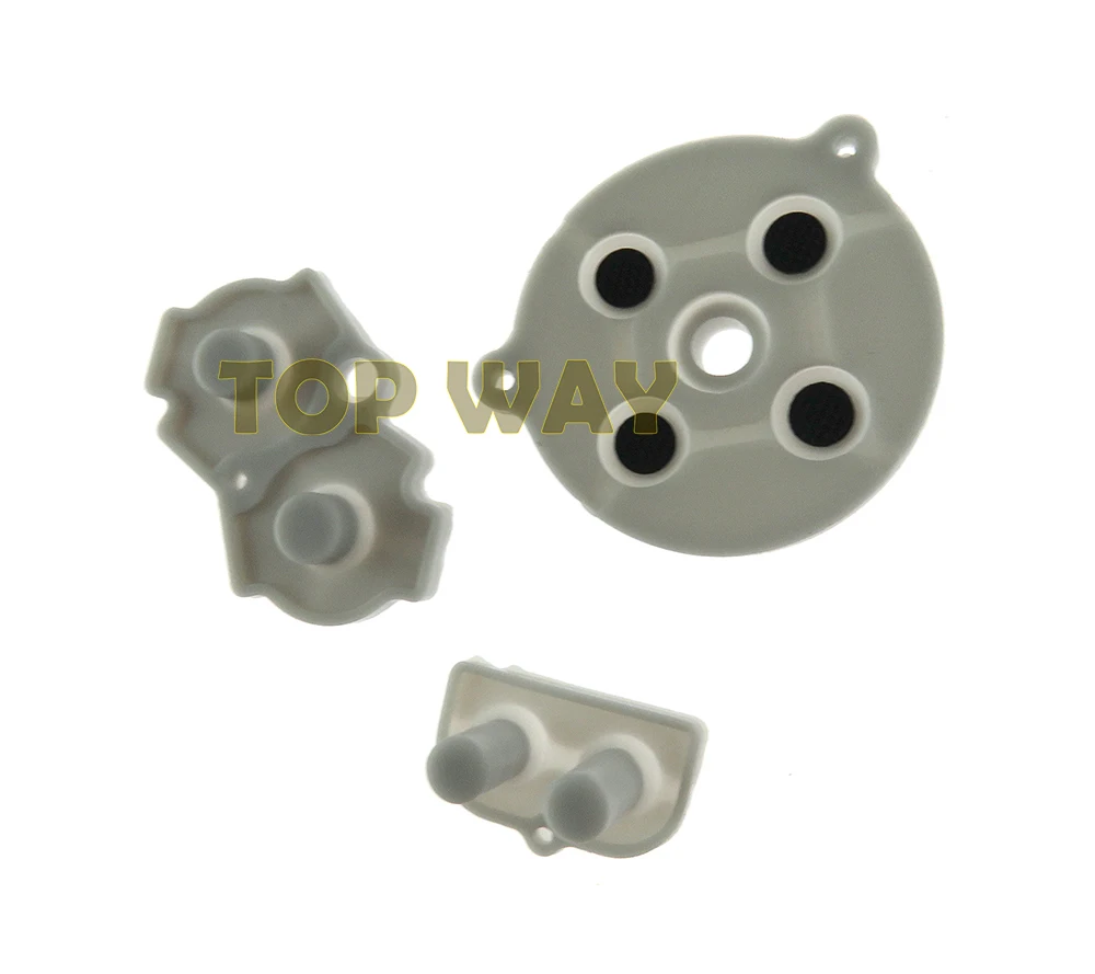 1set Tombol konduktif karet warna-warni untuk Nintend GameBoy Advance GBA silikon konduktif mulai pilih Keypad