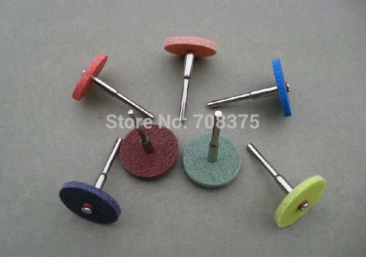 Cabeça de polimento de fibra de nylon, cabeça de esmerilhamento de tecido não tecido para dremel ferramentas rotativas shank 240, 5 peças/conjunto 3.17 #