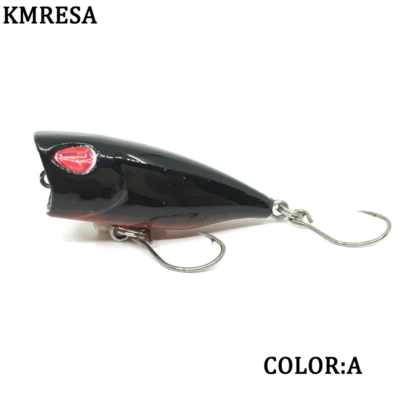 1pcs 4cm 3g mini Popper hard bait minnow fishing lure Crankbait Wobbler Tackle Isca poper Floating Top Water pike lures