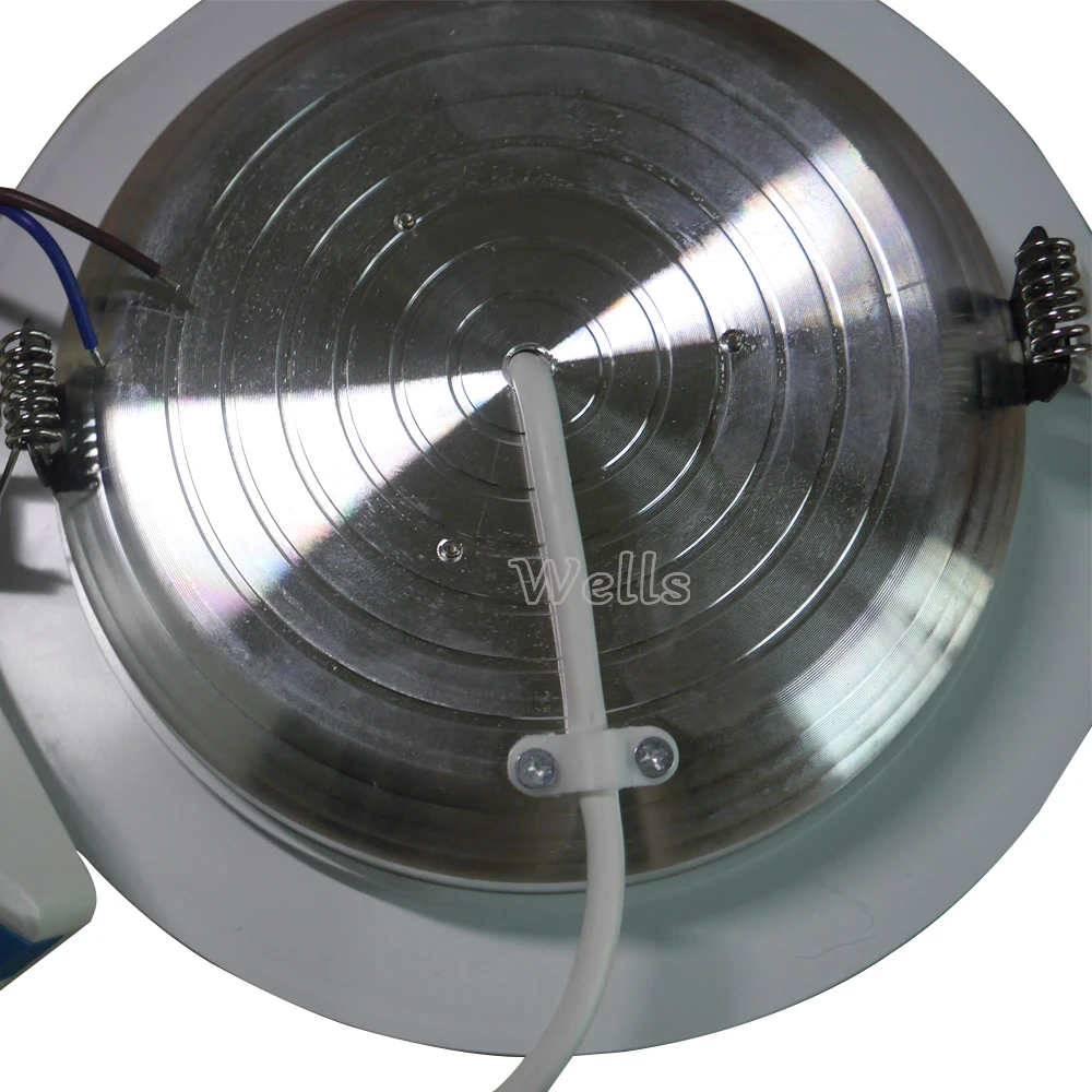 12W RGB + CCT Smart LED Downlight AC 110V 220V Dimmable LED Panel Light Round Compatible with 2.4G Remote / Mobile Wifi Control