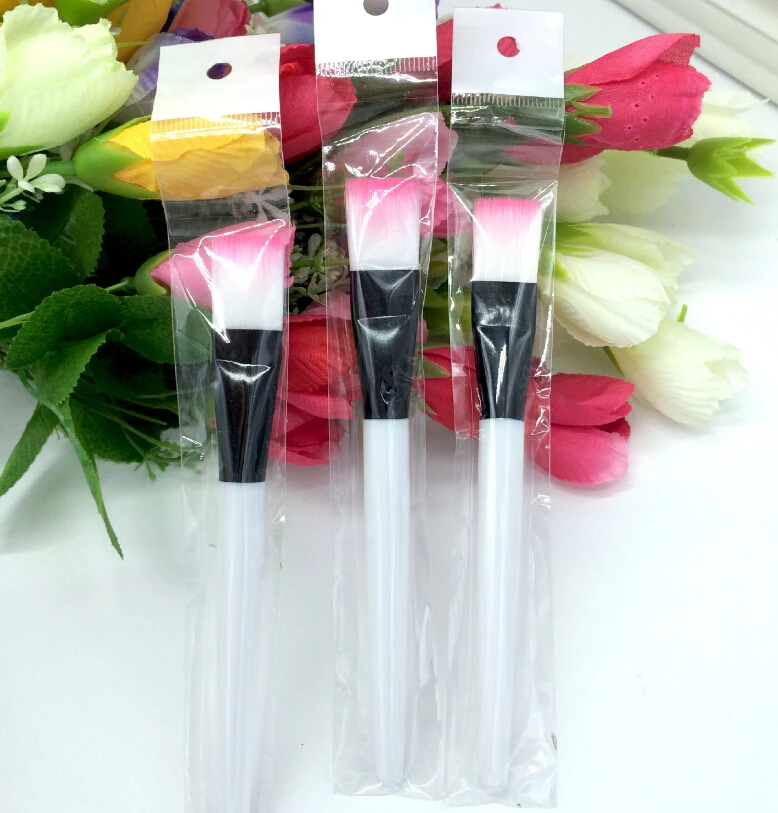 Caliente mujeres hogar DIY máscara de ojos Facial cepillo tratamiento maquillaje cosmético belleza cepillo suave herramienta 500 Uds