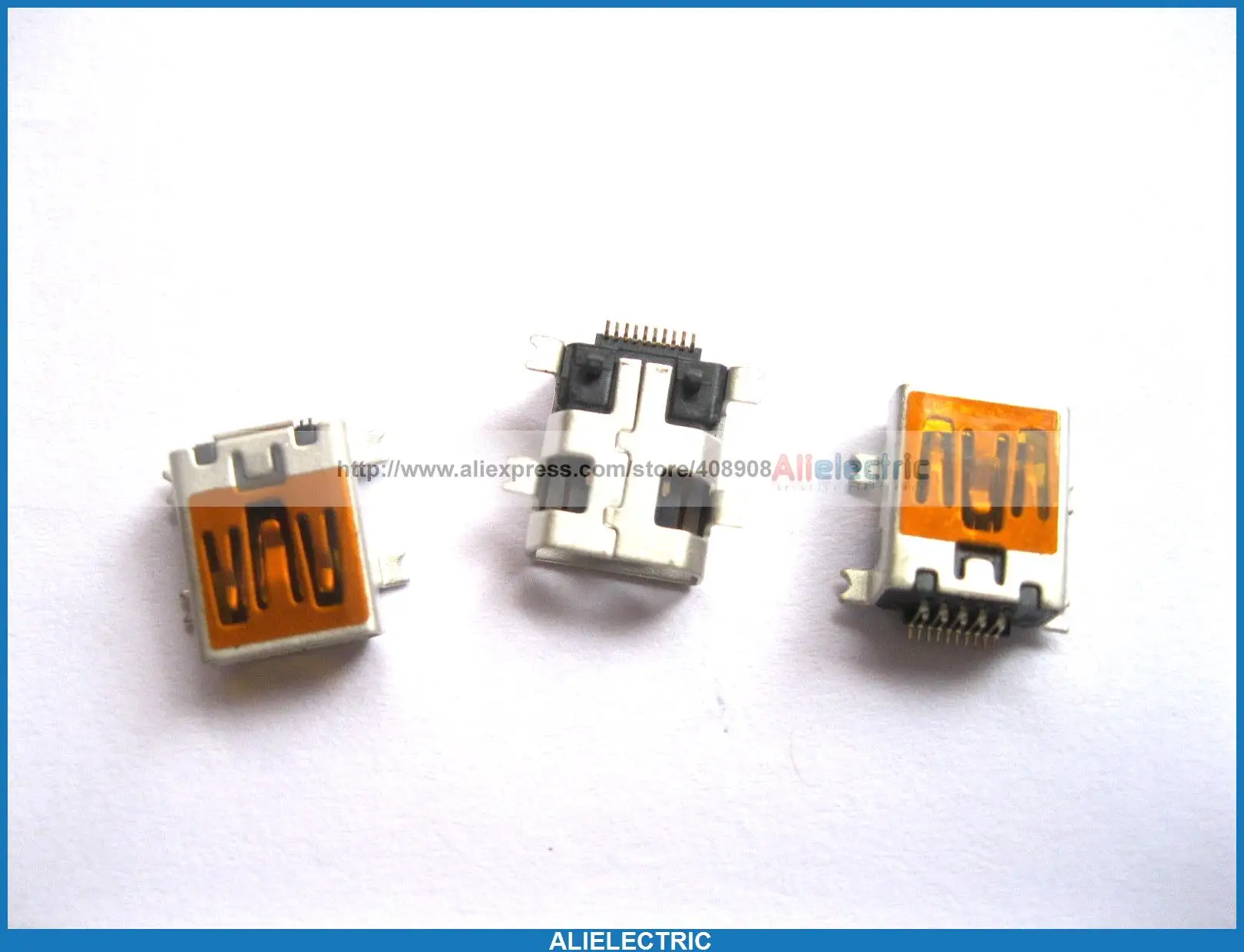 

100 Pcs Mini USB Jack Female Connector 10pin for Philips