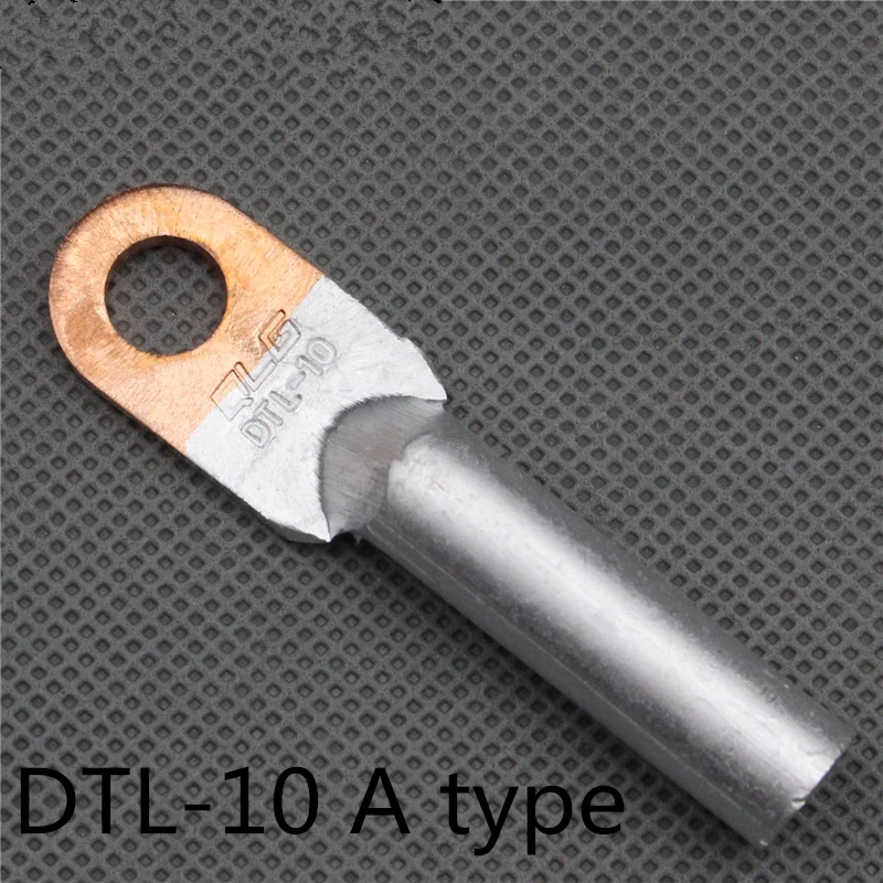 1piece DTL-10  10mm2 Wiring Terminal Copper Aluminum Tone for 8.5mm Dia BoltElectric power fittings National Standard/A Type