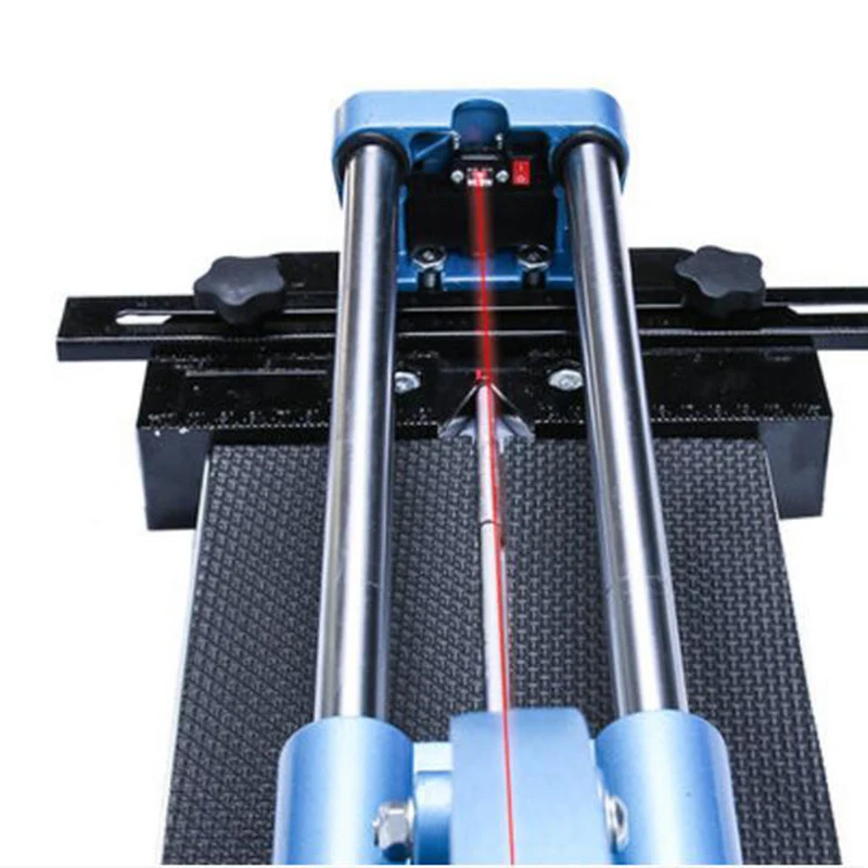Máquina Manual de corte de azulejos de cerámica infrarroja de doble pista con láser, brocha de empuje para azulejos de suelo, KH-800 fyans Seramik Kesme