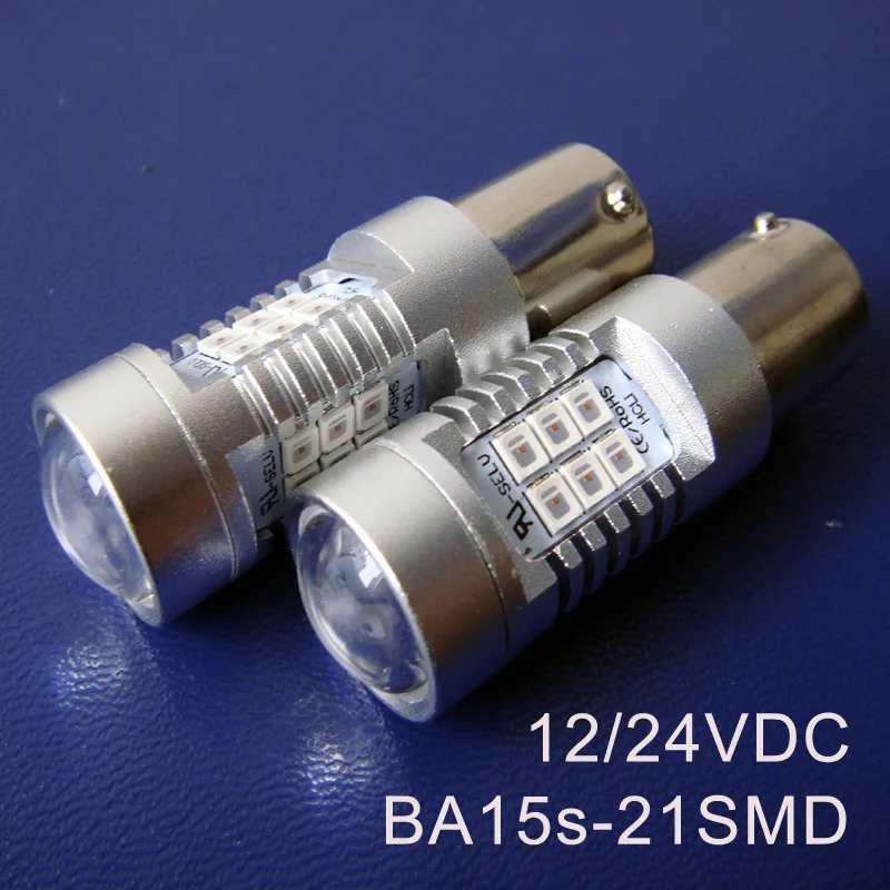 

High quality 10W 24V 10-30VDC BA15s 1156 PY21W P21W Truck led lamps,BAU15s,1141 Led Bulb,Car Turn signal free shipping 8pcs/lot