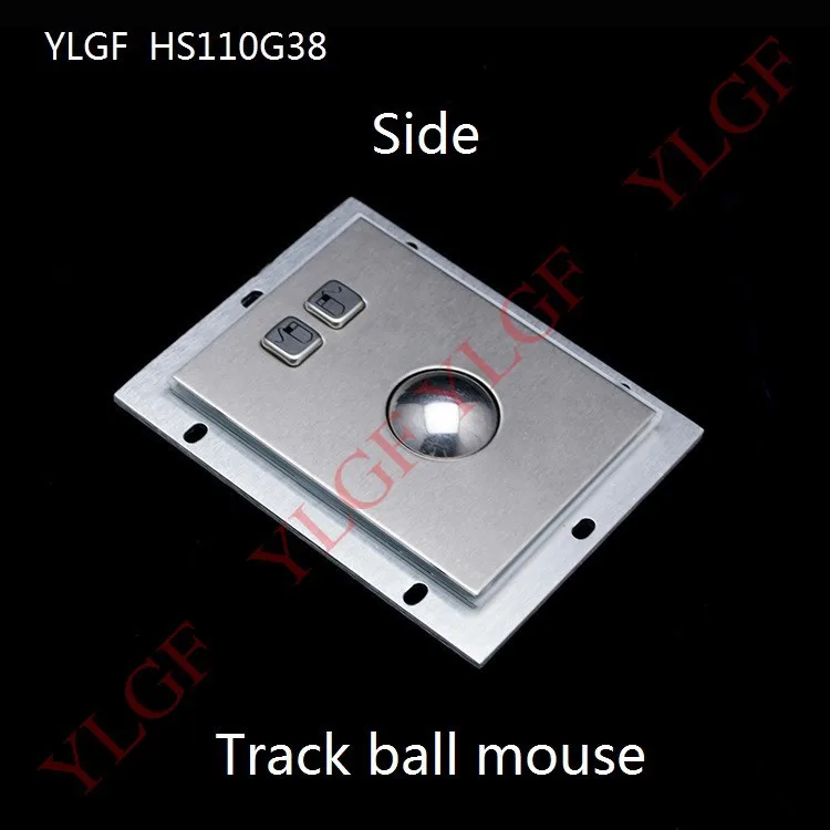 Imagem -03 - Trackball Mouse Ylgf Hs110g38-u Interface Usb Incorporado Mouse Industrial à Prova Impermeável Água Ip54 Poeira Anti Violência