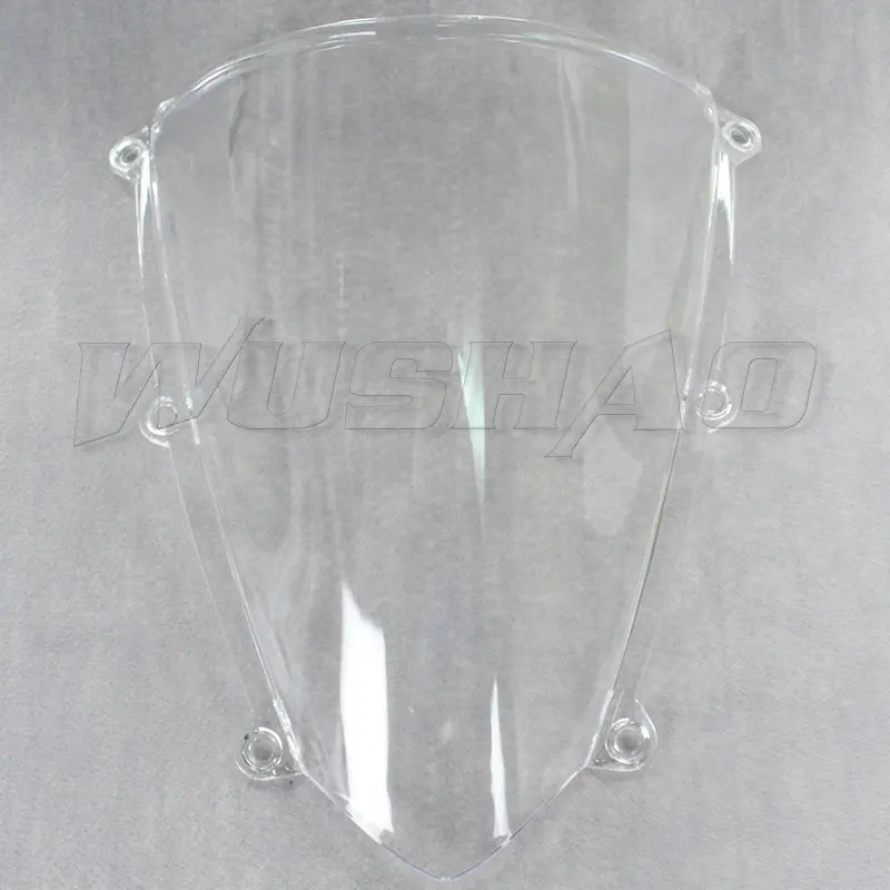 Motorcycle Double Bubble Windshield WindScreen Screen For 2007 2008 2009 2010 2011 2012 Honda CBR600RR F5 CBR 600 RR Black
