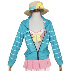 Cosome Eromanga Sensei Izumi Sagiri Bikini costumi Cosplay costumi da bagno vestito rosa costumi da bagno giacca verde felpe con cappuccio cappelli 11