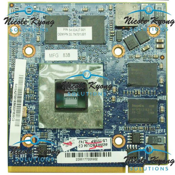 HD2600 M76-M LS-355BP 512M for Acer Aspire 5720 5315 5520 7720 7520 Graphics Video VGA Card Board