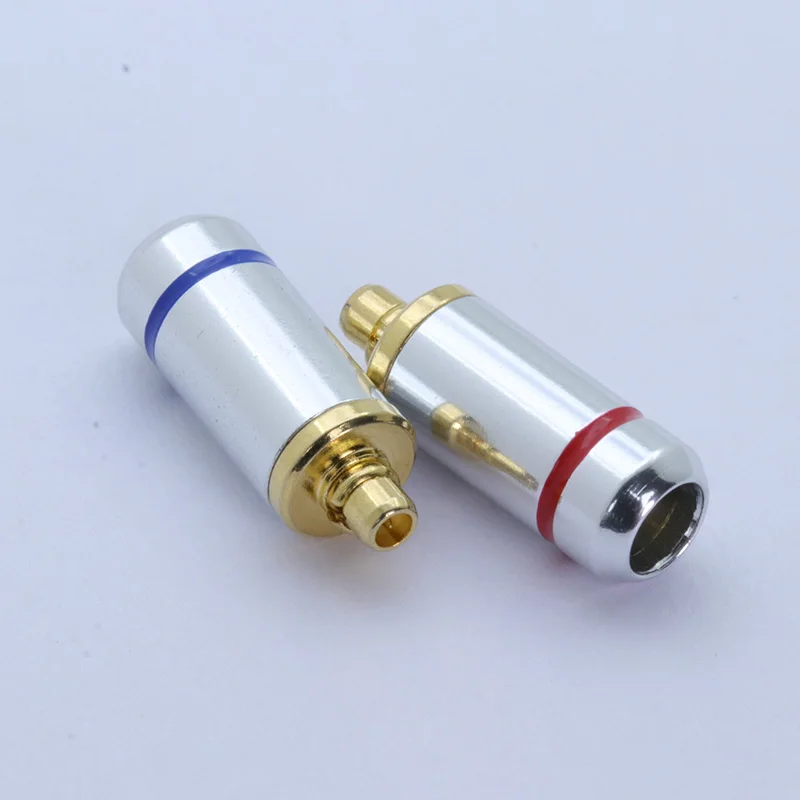 10pcs/lot MMCX Male Plug Earphone Pin Plug Wire Connector for Shure ED5 SE535 Gold Plated MMCX Enthusiasts Jack Wholesales