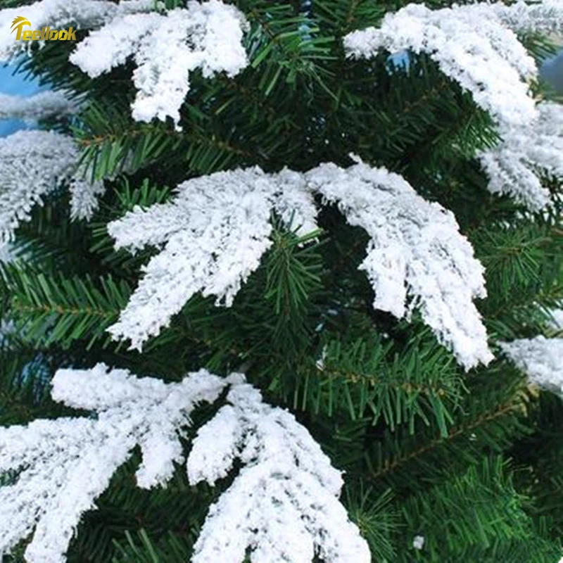 Teellook 1.5M-3.0M Encryption Simulation Cedar Forks PE Flocking Mixed Christmas Tree Christmas Home Decorative Supplies