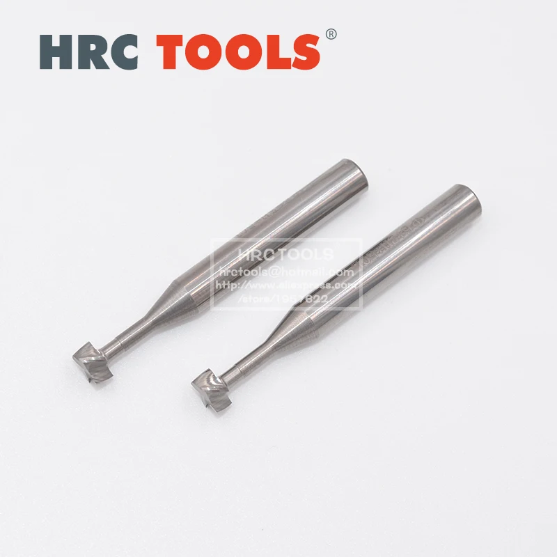 1pcs Shank 6mm/8mm/10mm/12mm HRC55 T Type Slotting Milling Cutter CNC Router Bits Grooving Tools