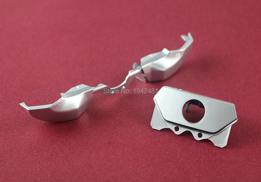 OCGAME Cho XBOX MỘT Elite Điều Khiển Thay Thế bộ phận OEM Bạc LB RB Nút Kích Hoạt & trung conection bộ phận 5 cái/lốc