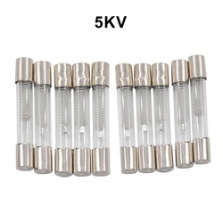 10pcs 5KV Special Microwave Oven Fuse 6*40mm 0.65 0.7 0.75 0.8 0.9 A Glass Tube Fuse 5000V 700MA 6x40mm High-Pressure Fuse