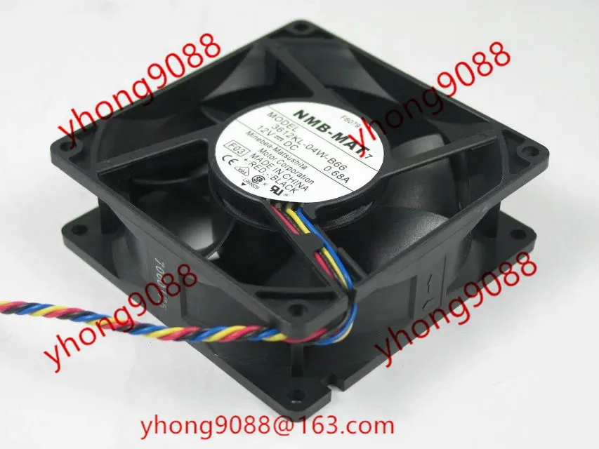 NMB-MAT 3612KL-04W-B66 F03 DC 12V 0.68A 90X90X32mm Server Cooling Fan