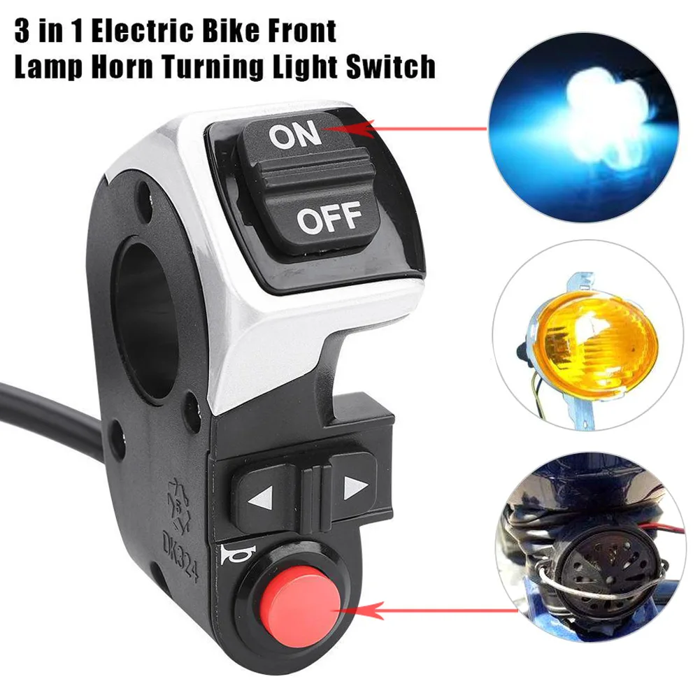 Turn Signal Rear Lamp Switch LED Tail Light 3 in 1 for Electric Bicycle Scooter F-Best Vehicle lighting tools peças de moto