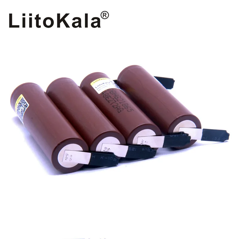 Liitokala حار hg2 18650 3000mah عالية الطاقة بطارية قابلة للشحن قوة عالية التفريغ ، 30a تيار كبير + لتقوم بها بنفسك nicke