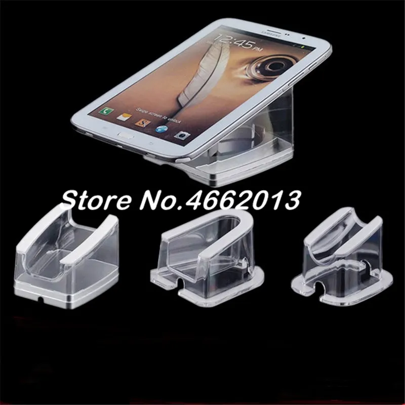 10 pcs/lot Mobile Phone Display Frame Anti-skid Mobile Phone Seat Transparent Acrylic Display Frame Flat Bracket Base exhibition