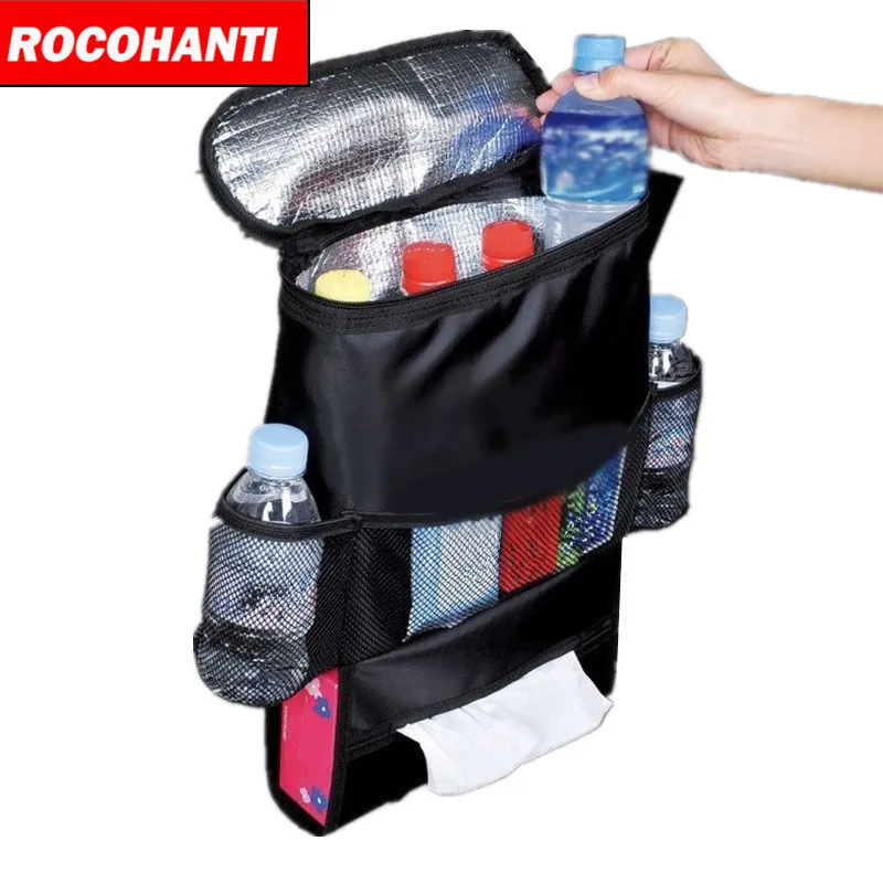 

Black Cooler bag Home Food Beverage Storage Organization insulated Container Basket Picnic Dinner bag Ice pack gift bags