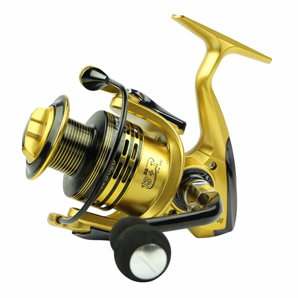 Fishing Reel Spinning Wheel 13+1 BB 1000 - 7000 Series 5.5:1 4.7:1 Fresh  Green Luxury Christmas Red EVA Handle Interchangeable - AliExpress 18