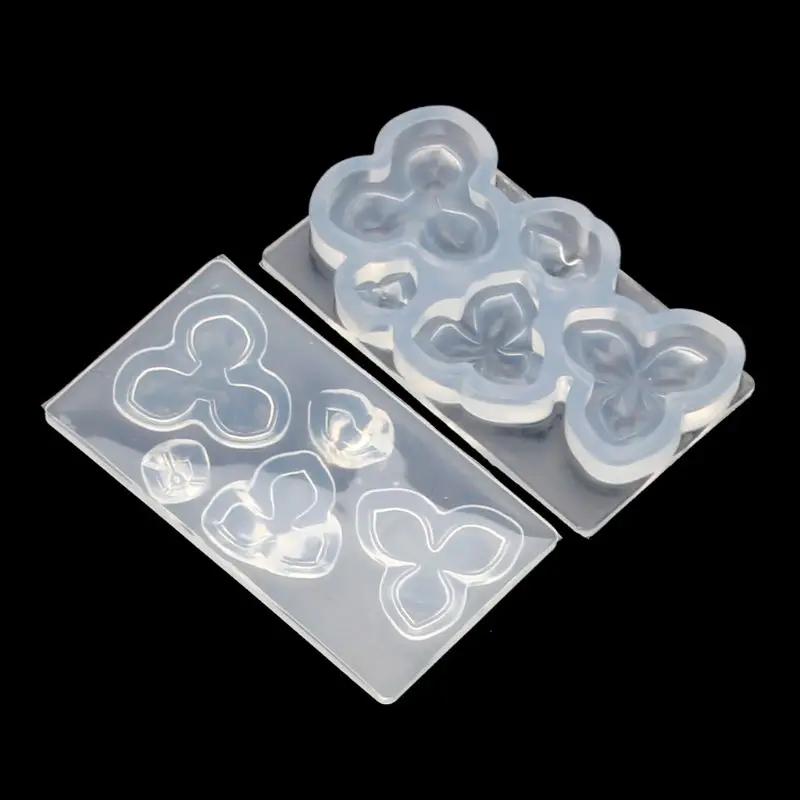 Mini molde de resina de silicone para flores, vaso de flores para plantas suculentas, ferramenta de arte artesanal