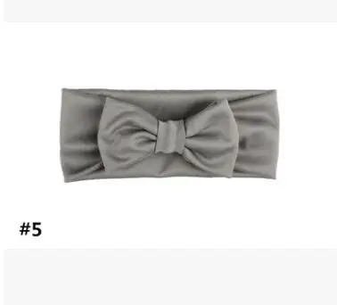 

20pcs 2017 New Wholesale Summer Kids Lovely Girls Solid Color Bowknot Headband Hairband Headwear Headwrap Hair Band Accessories
