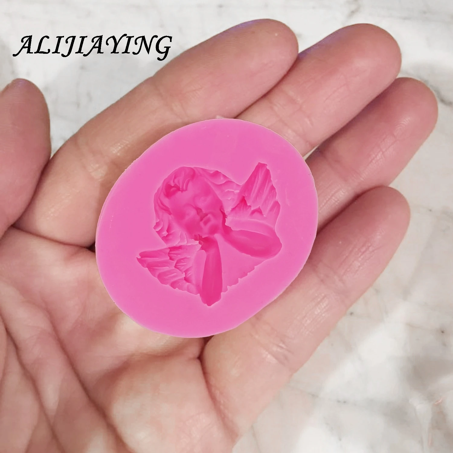 Mini Angel boy Sugarcraft silicone mold fondant mould modelling for the baby shower favour gifts cake decorating tools DY0023