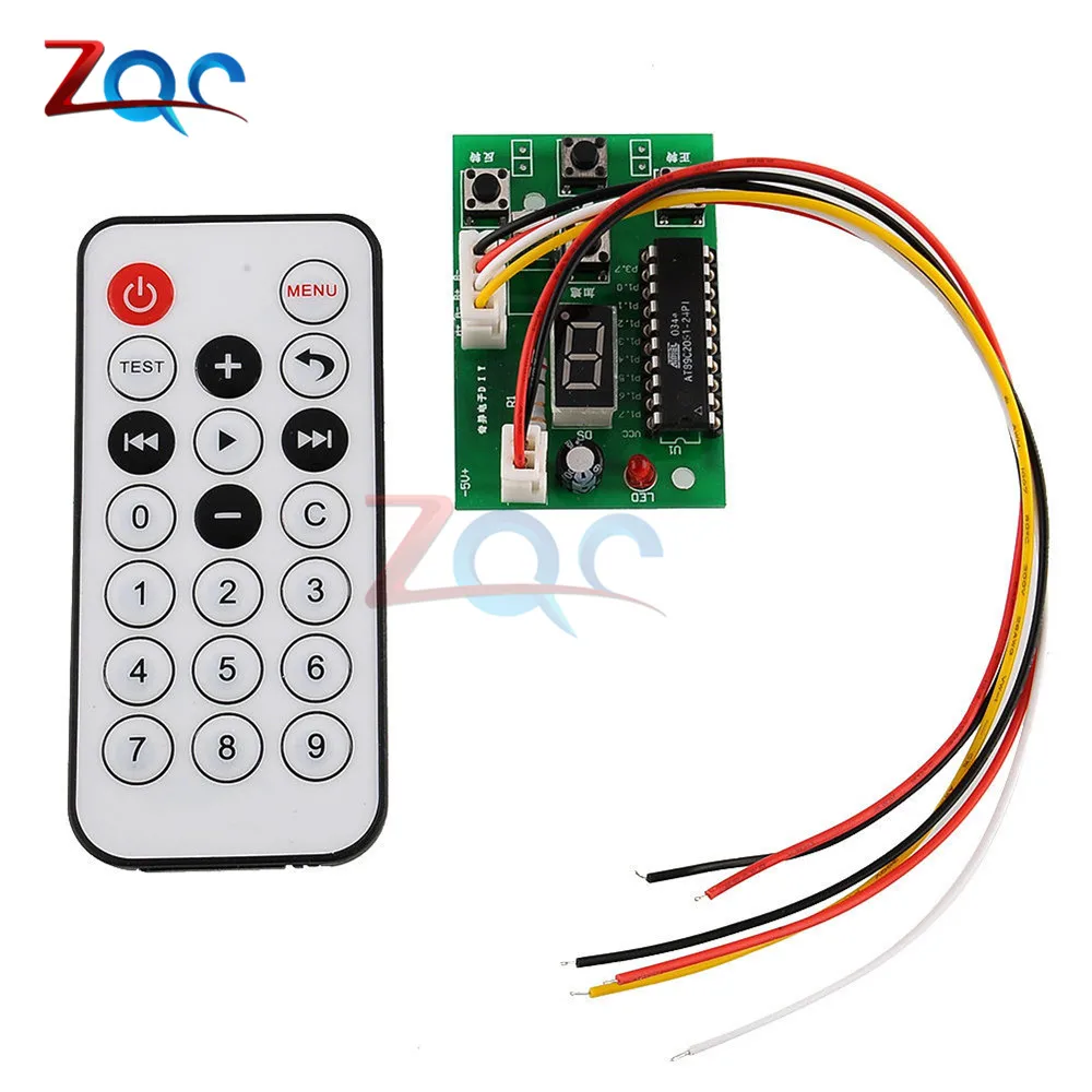 DC 4 -6V Stepper Motor Driver Controller Integrated Board 2 Phase Adjustable Speed Motor Driver Module with Remote Control