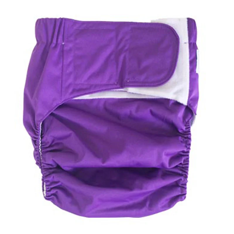 Couche en tissu lavable réutilisable pour adulte, ajustable et Ultra absorbante, pour Incontinence, jetable