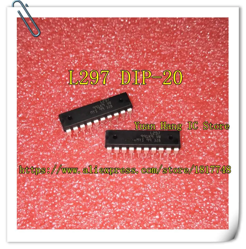 10 ชิ้น/ล็อต L297N L297 297 DIP20 Stepper มอเตอร์ชิป