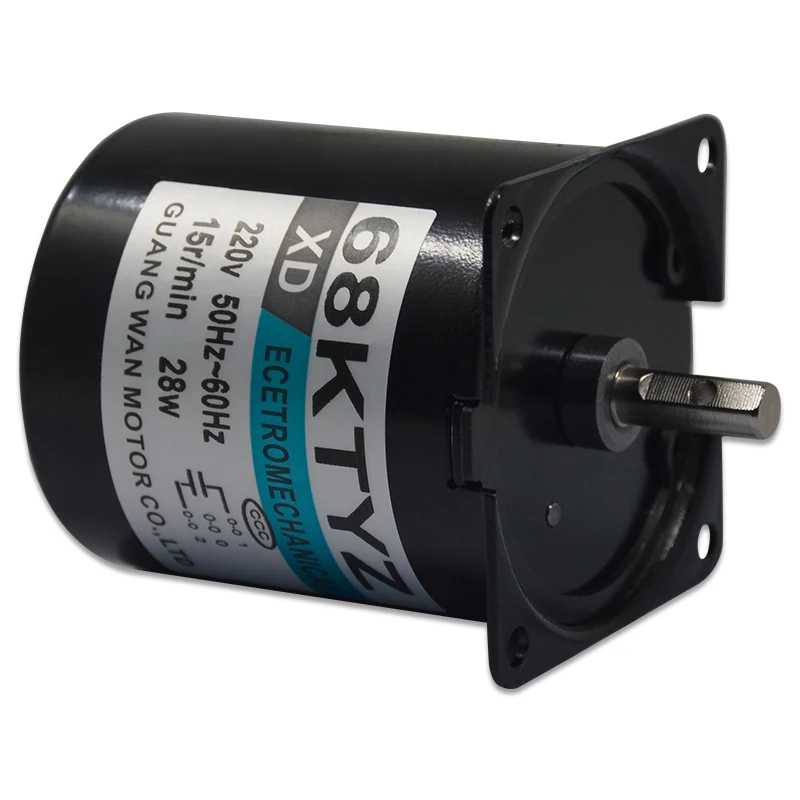 AC 220V 28W Miniature Permanent Magnet Synchronous AC Motor Slow Forward and Reverse Small Motor Gear Reducer Motor