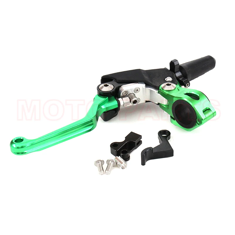 Aluminium CNC billet foldable 3D clutch lever pivot for dirt bike pitbike motocross enduro motard WR TTR CR CRF 125 250