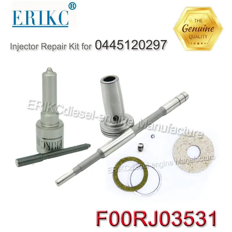 ERIKC F00RJ03531\F 00R J03 531 overhaul ki F00R J03 531 repair inyector kit diesel engine DLLA145P2270 for injector 0445120297